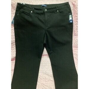 NWT Bandolino Mandie $54 Black Stretch Jeans Plus Size 22WS Women's Fall Winter